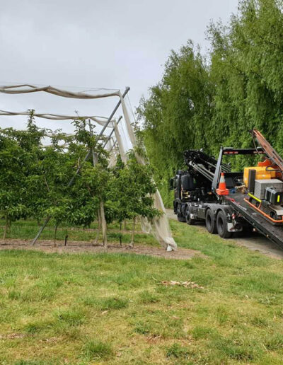 4 tonne machine delivery to apple orchard